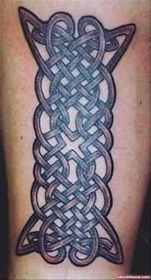 Кельтский узор тату на руку фото