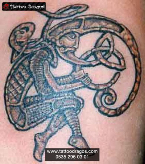 Кельтский узор тату на руку фото - 5