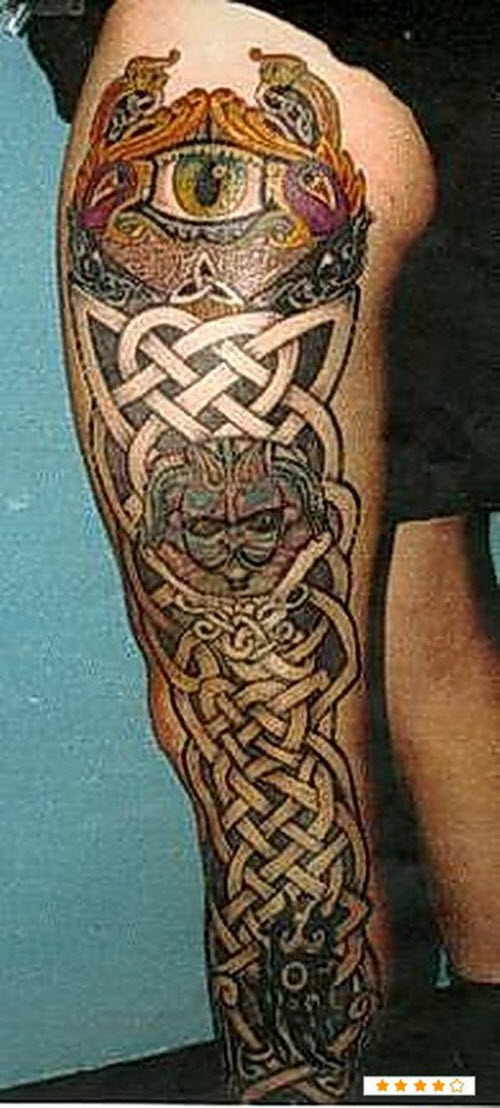 Кельтский узор тату на руку фото - 6